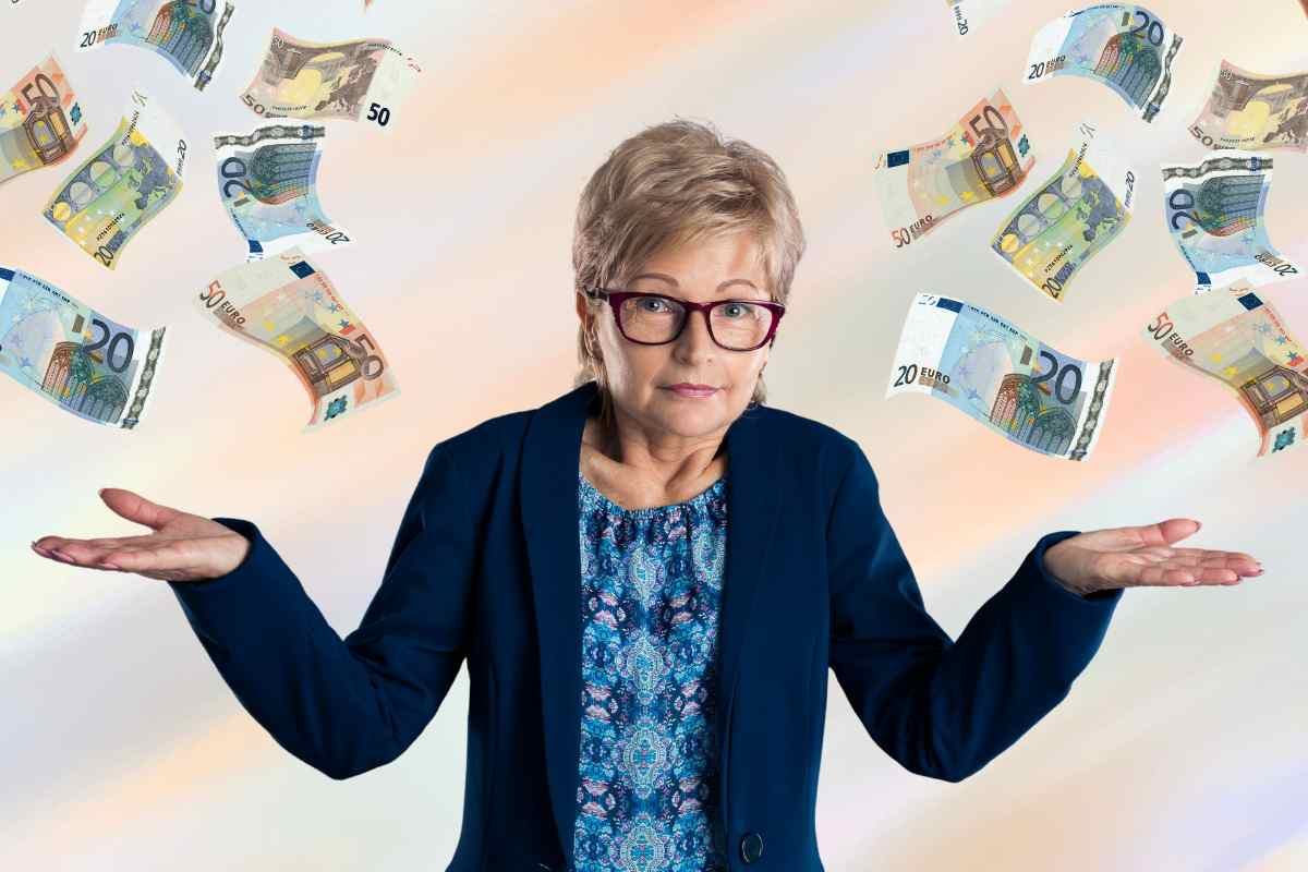 Pensionata con pioggia di euro