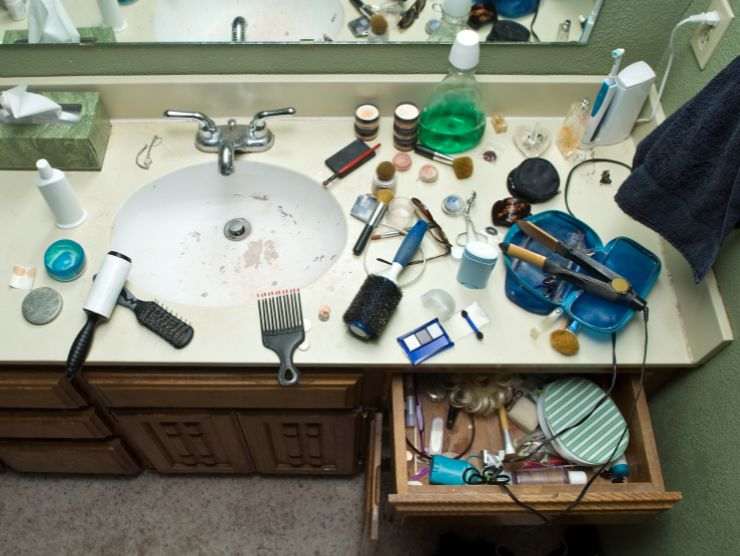 bagno disordinato